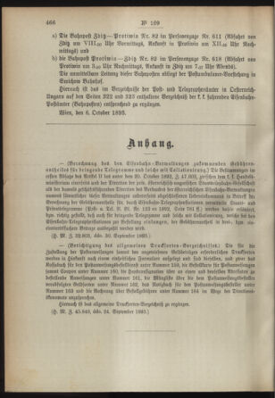 Post- und Telegraphen-Verordnungsblatt für das Verwaltungsgebiet des K.-K. Handelsministeriums 18931013 Seite: 2