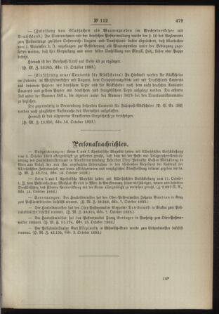 Post- und Telegraphen-Verordnungsblatt für das Verwaltungsgebiet des K.-K. Handelsministeriums 18931023 Seite: 3