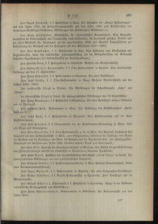 Post- und Telegraphen-Verordnungsblatt für das Verwaltungsgebiet des K.-K. Handelsministeriums 18931027 Seite: 3