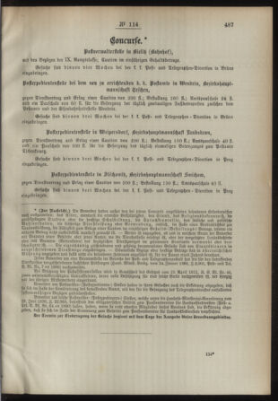 Post- und Telegraphen-Verordnungsblatt für das Verwaltungsgebiet des K.-K. Handelsministeriums 18931028 Seite: 3