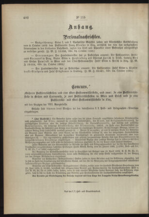 Post- und Telegraphen-Verordnungsblatt für das Verwaltungsgebiet des K.-K. Handelsministeriums 18931102 Seite: 4