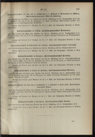 Post- und Telegraphen-Verordnungsblatt für das Verwaltungsgebiet des K.-K. Handelsministeriums 18931104 Seite: 3