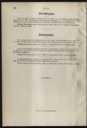 Post- und Telegraphen-Verordnungsblatt für das Verwaltungsgebiet des K.-K. Handelsministeriums 18931104 Seite: 4