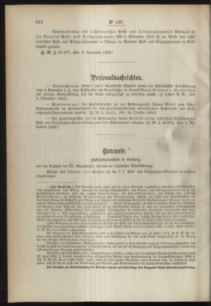 Post- und Telegraphen-Verordnungsblatt für das Verwaltungsgebiet des K.-K. Handelsministeriums 18931116 Seite: 2