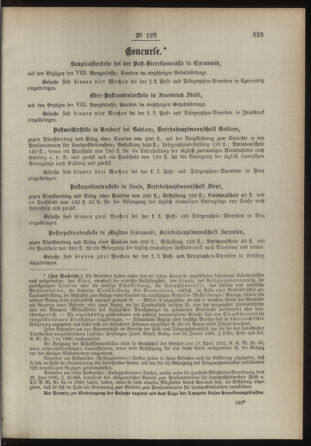 Post- und Telegraphen-Verordnungsblatt für das Verwaltungsgebiet des K.-K. Handelsministeriums 18931123 Seite: 3