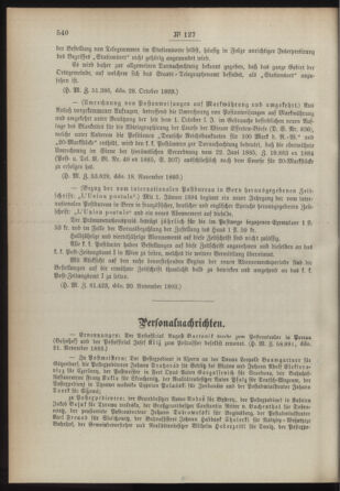 Post- und Telegraphen-Verordnungsblatt für das Verwaltungsgebiet des K.-K. Handelsministeriums 18931129 Seite: 2