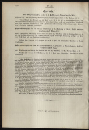 Post- und Telegraphen-Verordnungsblatt für das Verwaltungsgebiet des K.-K. Handelsministeriums 18931205 Seite: 4