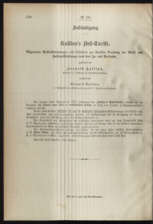 Post- und Telegraphen-Verordnungsblatt für das Verwaltungsgebiet des K.-K. Handelsministeriums 18931211 Seite: 4