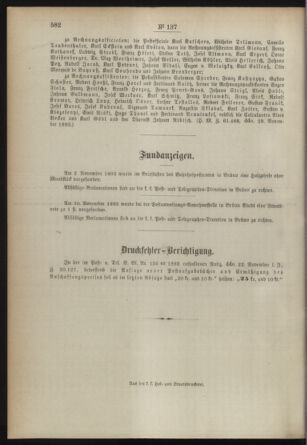 Post- und Telegraphen-Verordnungsblatt für das Verwaltungsgebiet des K.-K. Handelsministeriums 18931221 Seite: 4