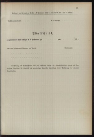 Post- und Telegraphen-Verordnungsblatt für das Verwaltungsgebiet des K.-K. Handelsministeriums 18931224 Seite: 17