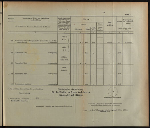 Post- und Telegraphen-Verordnungsblatt für das Verwaltungsgebiet des K.-K. Handelsministeriums 18931224 Seite: 39