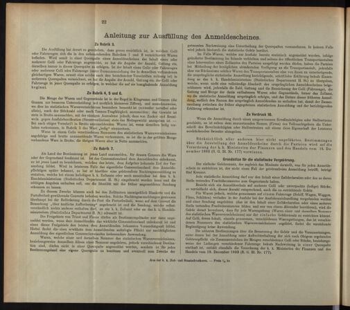 Post- und Telegraphen-Verordnungsblatt für das Verwaltungsgebiet des K.-K. Handelsministeriums 18931224 Seite: 42