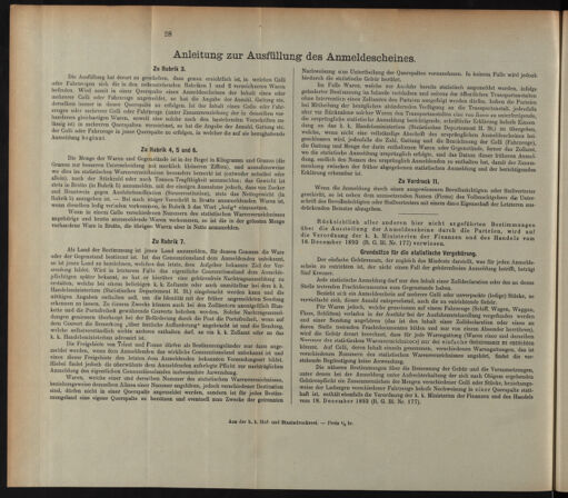 Post- und Telegraphen-Verordnungsblatt für das Verwaltungsgebiet des K.-K. Handelsministeriums 18931224 Seite: 48