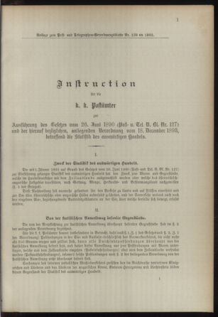 Post- und Telegraphen-Verordnungsblatt für das Verwaltungsgebiet des K.-K. Handelsministeriums 18931224 Seite: 5