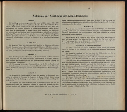 Post- und Telegraphen-Verordnungsblatt für das Verwaltungsgebiet des K.-K. Handelsministeriums 18931224 Seite: 55