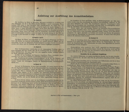 Post- und Telegraphen-Verordnungsblatt für das Verwaltungsgebiet des K.-K. Handelsministeriums 18931224 Seite: 60