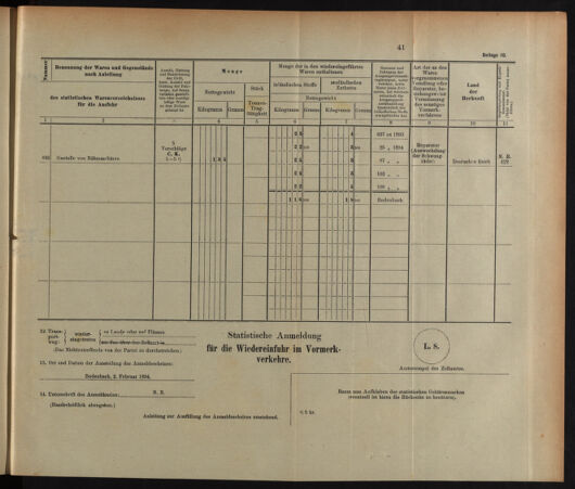 Post- und Telegraphen-Verordnungsblatt für das Verwaltungsgebiet des K.-K. Handelsministeriums 18931224 Seite: 61