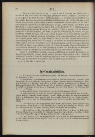 Post- und Telegraphen-Verordnungsblatt für das Verwaltungsgebiet des K.-K. Handelsministeriums 18940117 Seite: 2