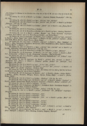 Post- und Telegraphen-Verordnungsblatt für das Verwaltungsgebiet des K.-K. Handelsministeriums 18940219 Seite: 3