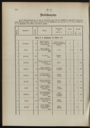 Post- und Telegraphen-Verordnungsblatt für das Verwaltungsgebiet des K.-K. Handelsministeriums 18940305 Seite: 2