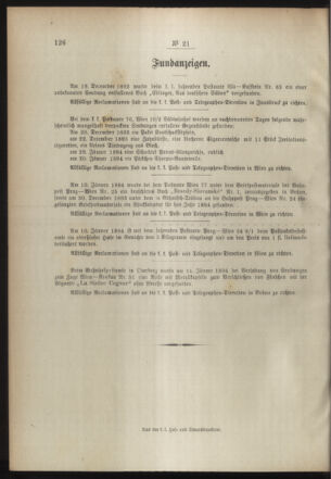 Post- und Telegraphen-Verordnungsblatt für das Verwaltungsgebiet des K.-K. Handelsministeriums 18940308 Seite: 4