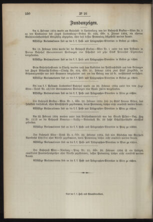 Post- und Telegraphen-Verordnungsblatt für das Verwaltungsgebiet des K.-K. Handelsministeriums 18940324 Seite: 4