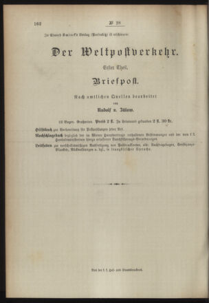 Post- und Telegraphen-Verordnungsblatt für das Verwaltungsgebiet des K.-K. Handelsministeriums 18940402 Seite: 4