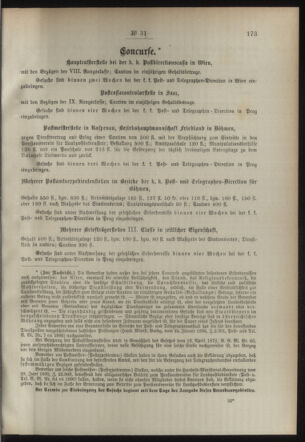 Post- und Telegraphen-Verordnungsblatt für das Verwaltungsgebiet des K.-K. Handelsministeriums 18940414 Seite: 3