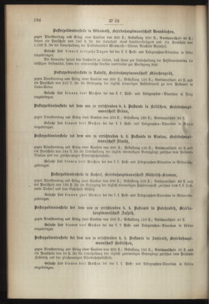 Post- und Telegraphen-Verordnungsblatt für das Verwaltungsgebiet des K.-K. Handelsministeriums 18940421 Seite: 6