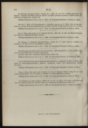 Post- und Telegraphen-Verordnungsblatt für das Verwaltungsgebiet des K.-K. Handelsministeriums 18940421 Seite: 8