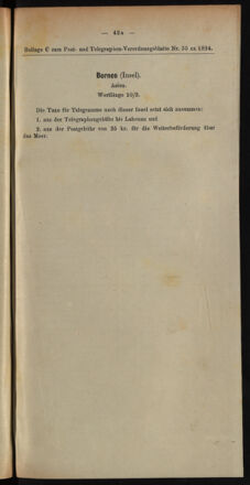 Post- und Telegraphen-Verordnungsblatt für das Verwaltungsgebiet des K.-K. Handelsministeriums 18940427 Seite: 11