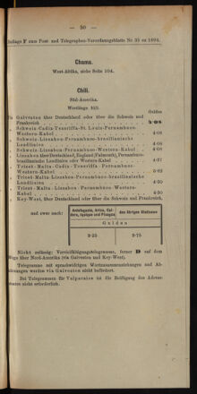 Post- und Telegraphen-Verordnungsblatt für das Verwaltungsgebiet des K.-K. Handelsministeriums 18940427 Seite: 17