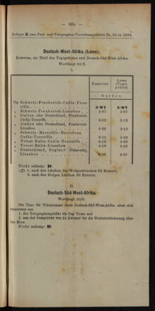 Post- und Telegraphen-Verordnungsblatt für das Verwaltungsgebiet des K.-K. Handelsministeriums 18940427 Seite: 21