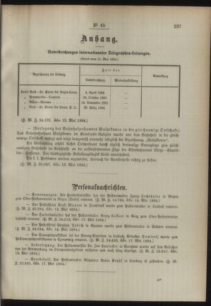 Post- und Telegraphen-Verordnungsblatt für das Verwaltungsgebiet des K.-K. Handelsministeriums 18940525 Seite: 3