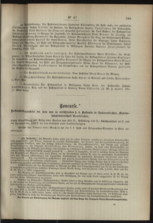 Post- und Telegraphen-Verordnungsblatt für das Verwaltungsgebiet des K.-K. Handelsministeriums 18940528 Seite: 3