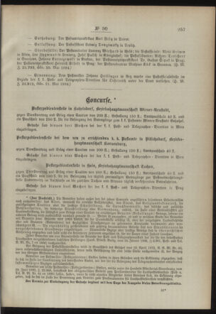 Post- und Telegraphen-Verordnungsblatt für das Verwaltungsgebiet des K.-K. Handelsministeriums 18940611 Seite: 3