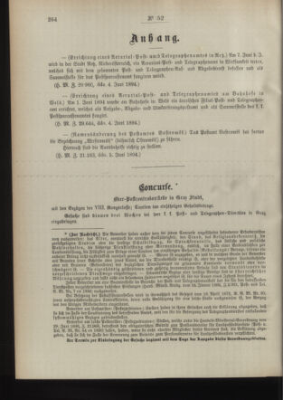 Post- und Telegraphen-Verordnungsblatt für das Verwaltungsgebiet des K.-K. Handelsministeriums 18940613 Seite: 2