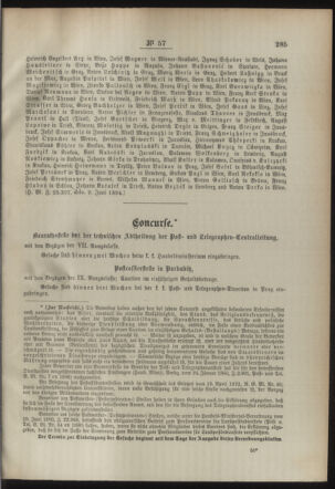 Post- und Telegraphen-Verordnungsblatt für das Verwaltungsgebiet des K.-K. Handelsministeriums 18940628 Seite: 3