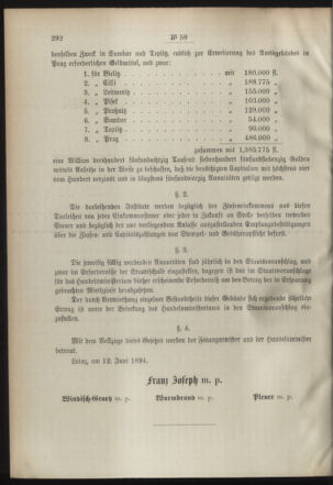 Post- und Telegraphen-Verordnungsblatt für das Verwaltungsgebiet des K.-K. Handelsministeriums 18940703 Seite: 2