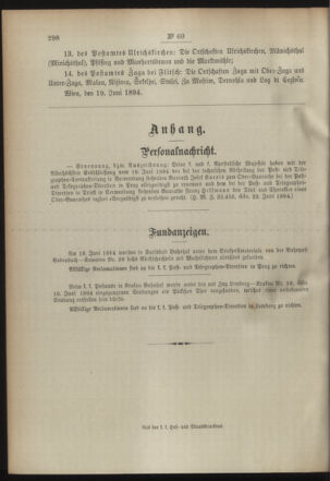 Post- und Telegraphen-Verordnungsblatt für das Verwaltungsgebiet des K.-K. Handelsministeriums 18940706 Seite: 4