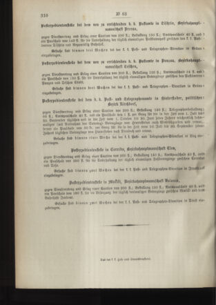 Post- und Telegraphen-Verordnungsblatt für das Verwaltungsgebiet des K.-K. Handelsministeriums 18940712 Seite: 4