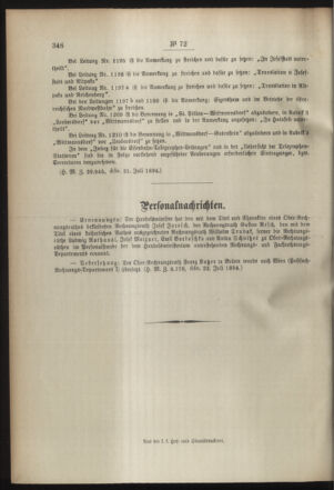 Post- und Telegraphen-Verordnungsblatt für das Verwaltungsgebiet des K.-K. Handelsministeriums 18940803 Seite: 4