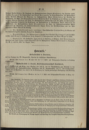 Post- und Telegraphen-Verordnungsblatt für das Verwaltungsgebiet des K.-K. Handelsministeriums 18940905 Seite: 3