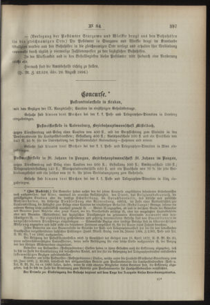 Post- und Telegraphen-Verordnungsblatt für das Verwaltungsgebiet des K.-K. Handelsministeriums 18940907 Seite: 3