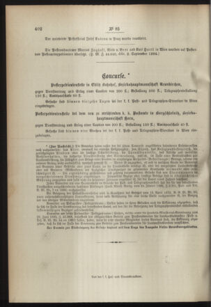 Post- und Telegraphen-Verordnungsblatt für das Verwaltungsgebiet des K.-K. Handelsministeriums 18940908 Seite: 4