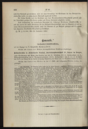 Post- und Telegraphen-Verordnungsblatt für das Verwaltungsgebiet des K.-K. Handelsministeriums 18940927 Seite: 4