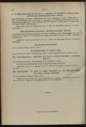 Post- und Telegraphen-Verordnungsblatt für das Verwaltungsgebiet des K.-K. Handelsministeriums 18941001 Seite: 4