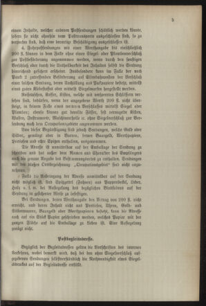 Post- und Telegraphen-Verordnungsblatt für das Verwaltungsgebiet des K.-K. Handelsministeriums 18941031 Seite: 9