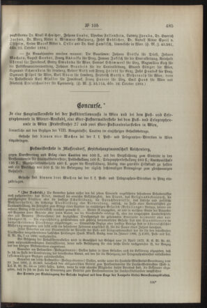 Post- und Telegraphen-Verordnungsblatt für das Verwaltungsgebiet des K.-K. Handelsministeriums 18941108 Seite: 3