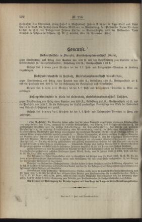 Post- und Telegraphen-Verordnungsblatt für das Verwaltungsgebiet des K.-K. Handelsministeriums 18941207 Seite: 4